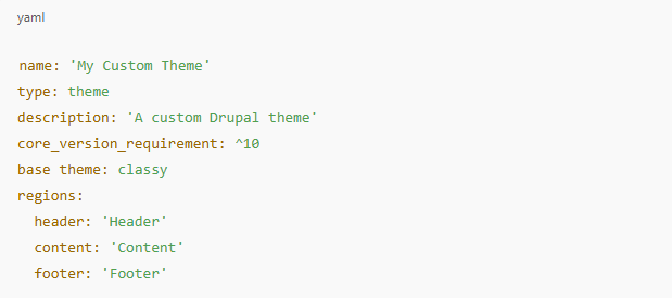 Drupal - My Custom Theme